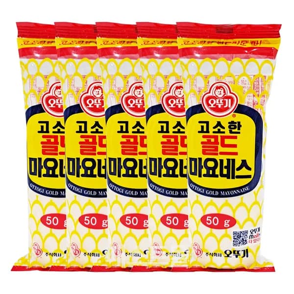 오뚜기 고소한 골드 마요네즈 미니 50g 5개
