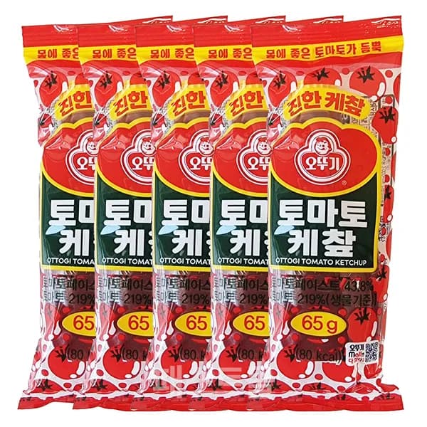 오뚜기 토마토케찹 미니 65g 5개