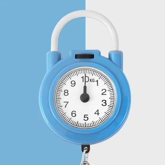 휴대용 미니저울 블루 10kg 1개