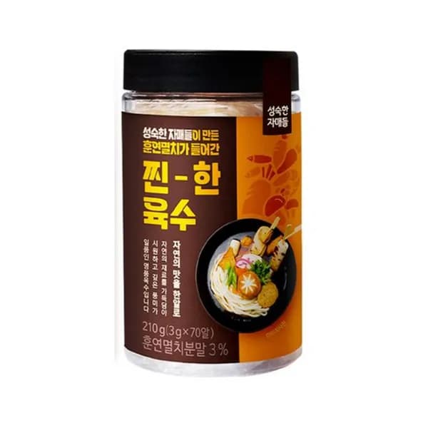 성숙한 자매들 훈연멸치가 들어간 찐한 육수 210g 1개