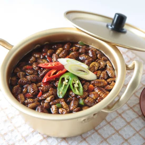 냉동 번데기, 중국산, 1kg, 2개