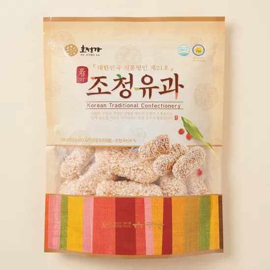 호정가 조청유과 200g 1개