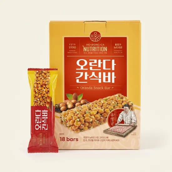 호정가 뉴트리션 오란다간식바 19g 18개입 1박스