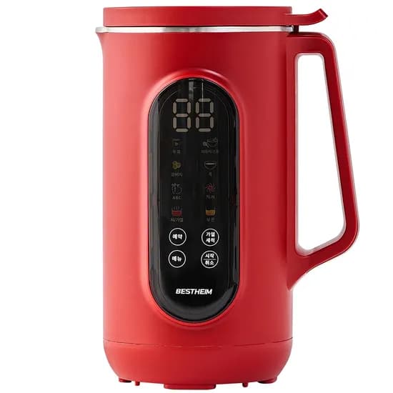 베스트하임 더 건강한 두유제조기 스테인리스 304 레드 1.2L 1개
