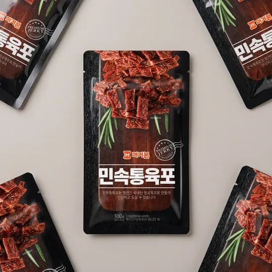 머거본 민속 통 육포 100g 10개