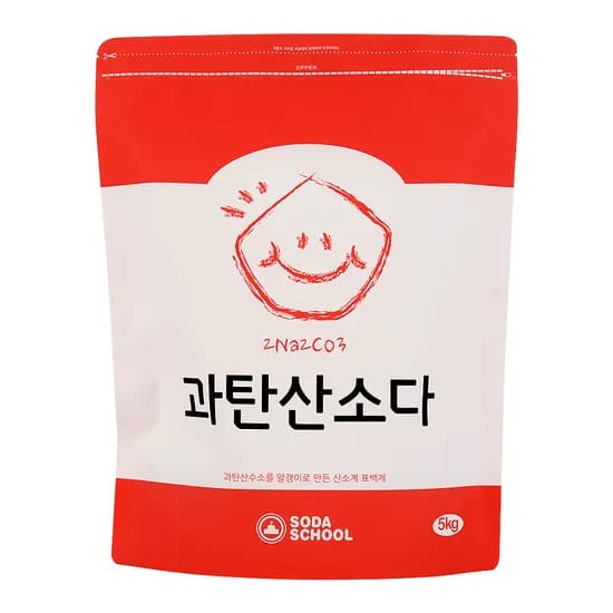 소다스쿨 과탄산소다 산소계 표백제 5kg 1개