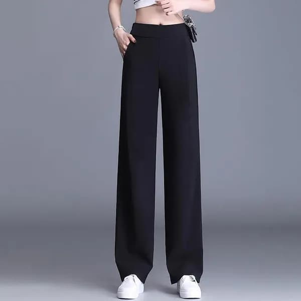 전체 밴딩 스판 와이드팬츠 롱10 블랙 XL 12,900원