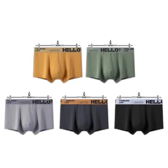 HELLO 드로즈 놀라운 남자팬티, 색상혼합, 3XL, 5개