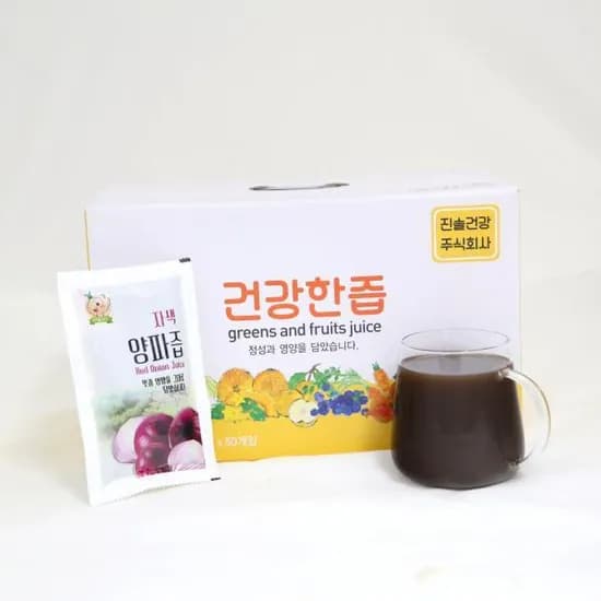 진솔건강 자색 양파즙 100ml 30포 1박스