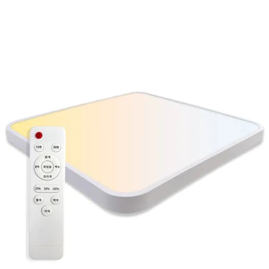 YKLED 슬림시스템 오스람 LED 방등, 삼색디밍LED방등, 80W, 3000K~6500K, 리모컨 포함