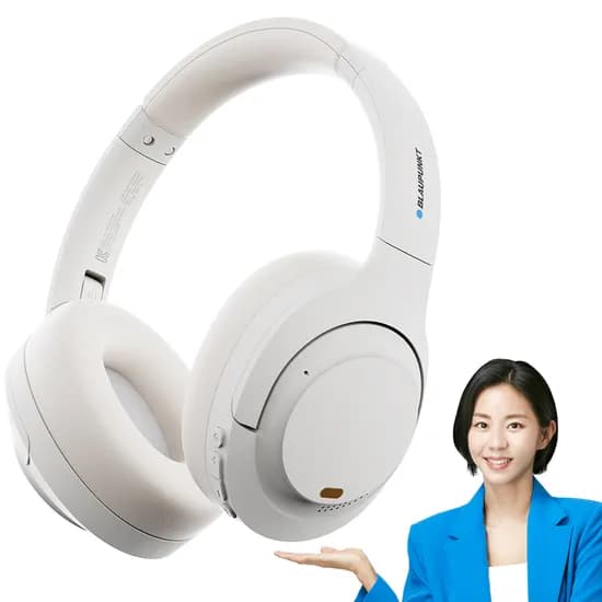 블라우풍트 ANC 노이즈캔슬링 HIFI 블루투스 스테레오 헤드셋 BLP-BH251, 아이보리, 1개