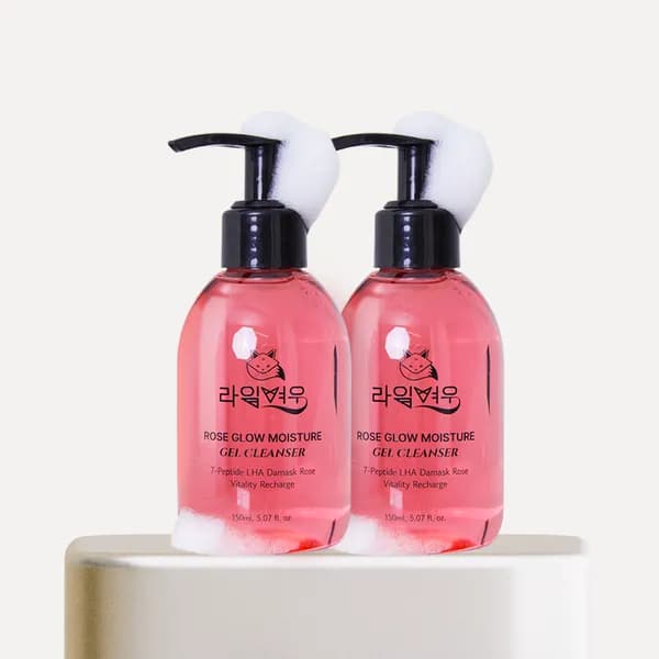 라잌여우 로즈 글로우 모이스처 젤 클렌저 150ml 2개