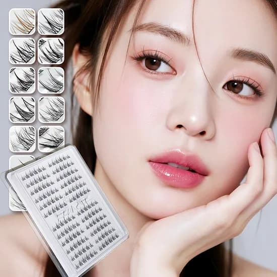 예쓰안나 1초 원터치 노글루 속눈썹 대용량, #12 산다꽃, 1개