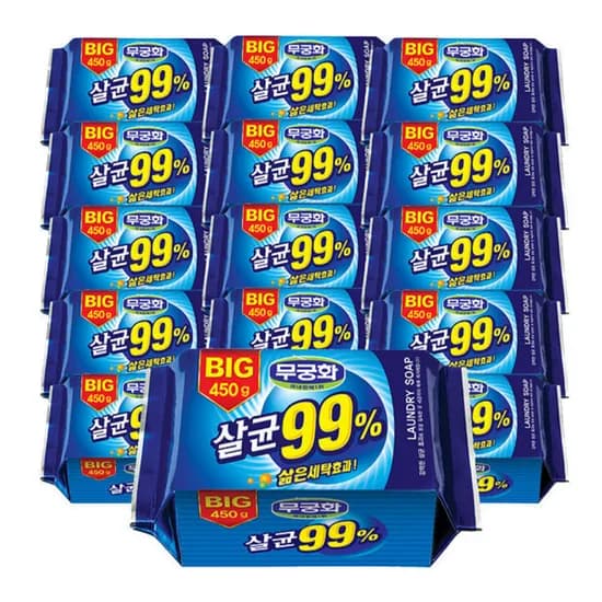 무궁화 살균 99% 비누 450g 16개