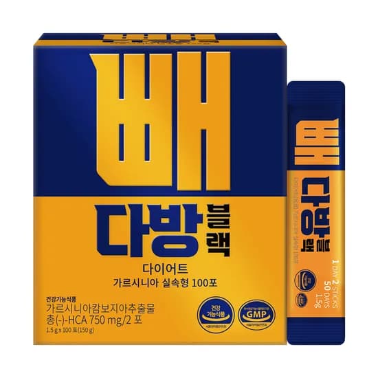 순수식품 빼다방 블랙 커피 100포 1박스