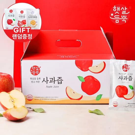 햇살듬뿍 사과즙 100ml 32포