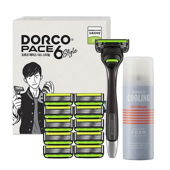 도루코 페이스6 스타일 면도기획세트 2호 11입 1세트 27,900원