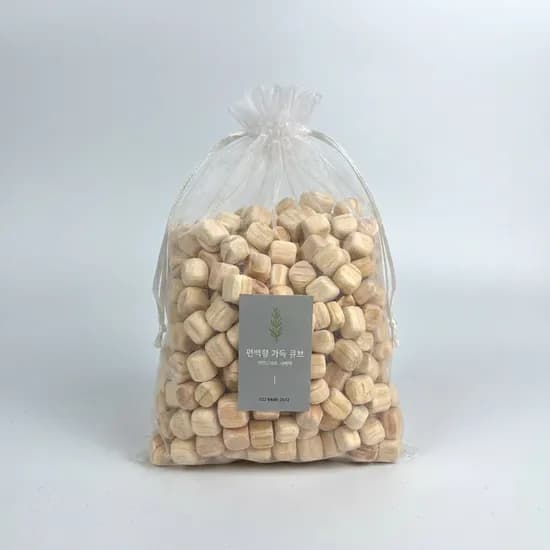편백나무 큐브 칩 1kg 1개