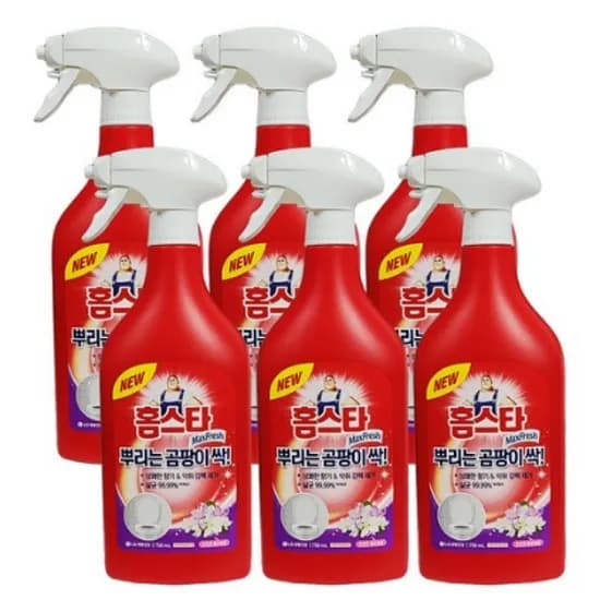 홈스타 뿌리는 곰팡이 싹 세정제 750ml 6개