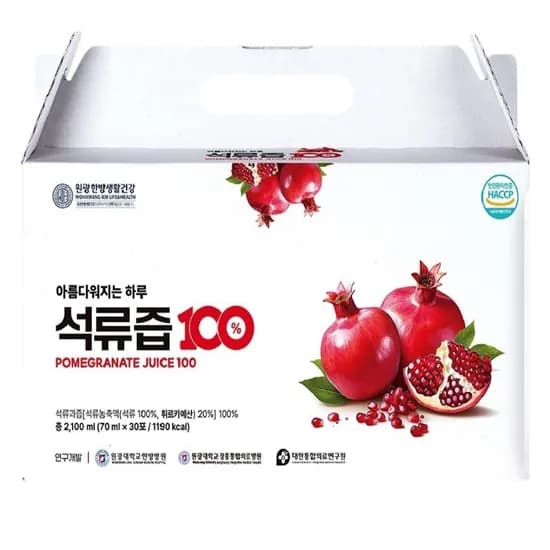 원광한방생활건강 석류즙 70ml 30개