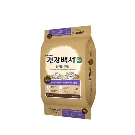 건강백서 순 건강한 관절 강아지 닭 사료, 5.1kg, 1개
