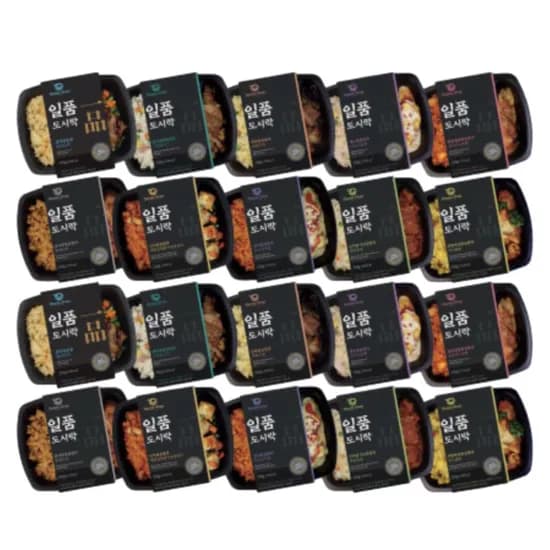 다즐샵 일품 도시락 10종 220g 20개