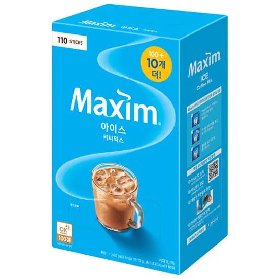 맥심 아이스 커피믹스, 13g, 110개입, 1개