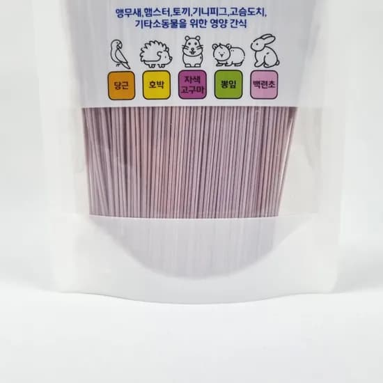 애니몰파크 자색고구마 수제 무염 국수, 앵무새, 햄스터, 소동물, 100g, 1개