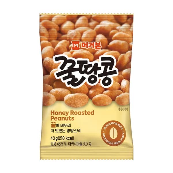 머거본 꿀땅콩 40g 24개