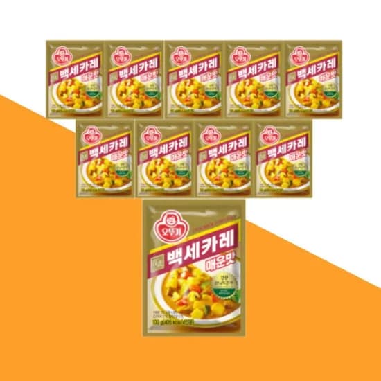 오뚜기 백세카레 매운맛 100g 10개 1세트