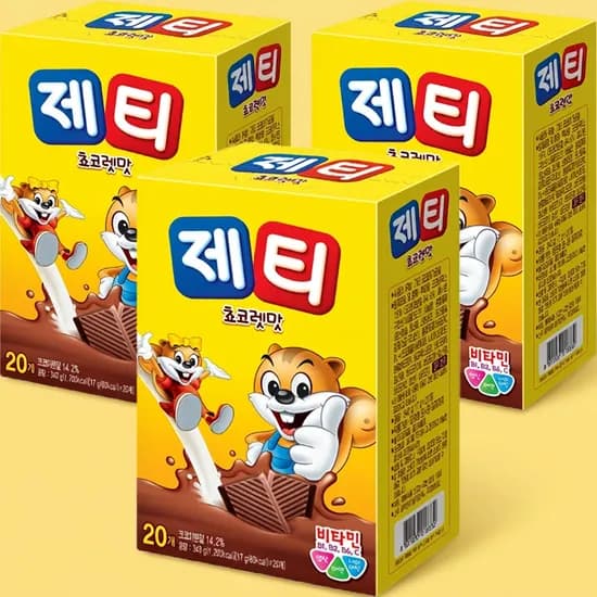 제티 초코렛맛 340g 20개입 3박스 13,400원
