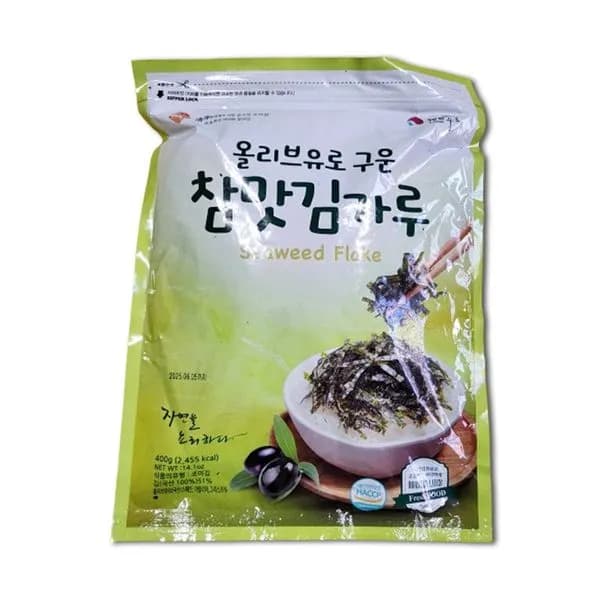 올리브유로 구운 참맛 김가루 400g 1개