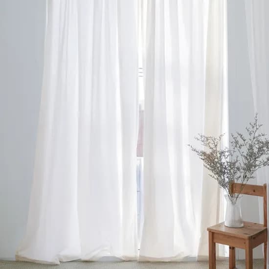 소딜라잇 순면 30수 소피 가리개 커튼, 해피오트밀, 150x230cm, 1개