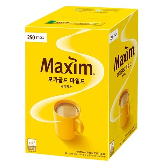 맥심 모카골드 마일드 커피믹스 12g 250개입