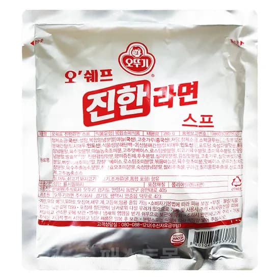 오뚜기 오쉐프 진한라면 스프 285g 1개