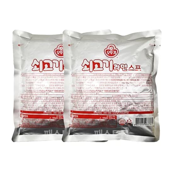 오뚜기 쇠고기라면 스프 285g 2개