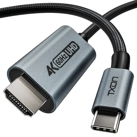 티엑스온 USB C 타입 to HDMI 케이블, 2m, 1개