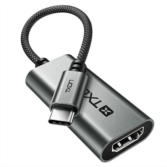 티엑스온 C타입 to HDMI 4K 60Hz 미러링 케이블 컨버터, 블랙그레이, 15cm, 1개