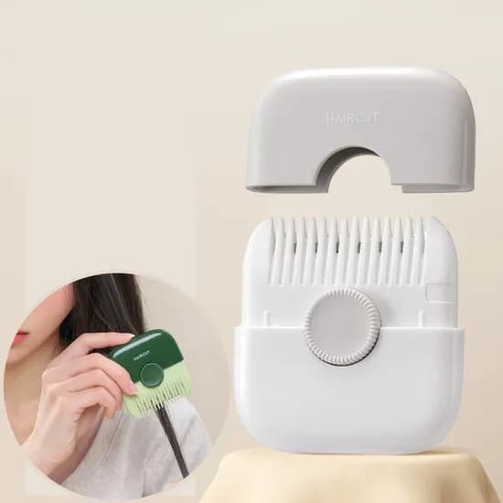 앞머리 헤어커터 화이트그레이 1개