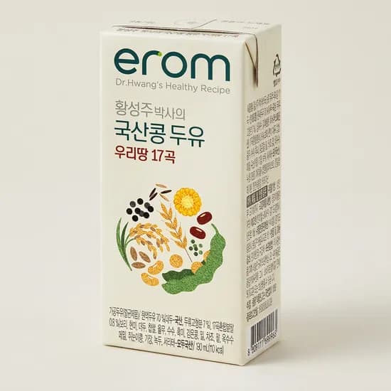 이롬 황성주 국산콩 우리땅17곡 두유 190ml 40개