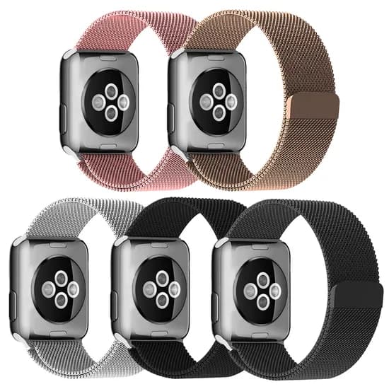 디지지 애플워치 호환 밀레니즈 마그네틱 스트랩, 블랙, 38/40/41mm, 1개
