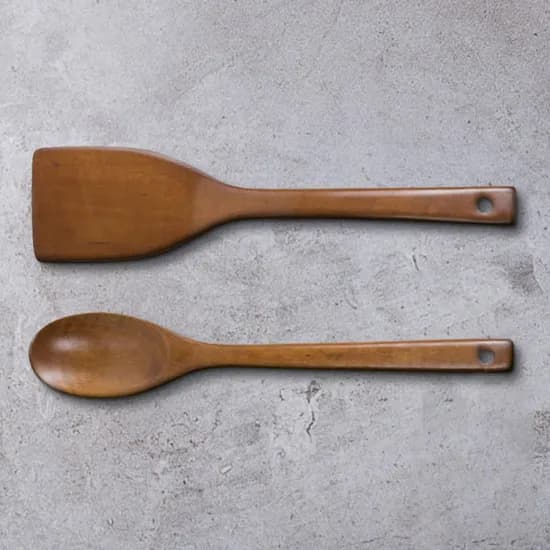 쿠비녹스 나무내음 뒤집게 볶음스푼, 2종, 1세트