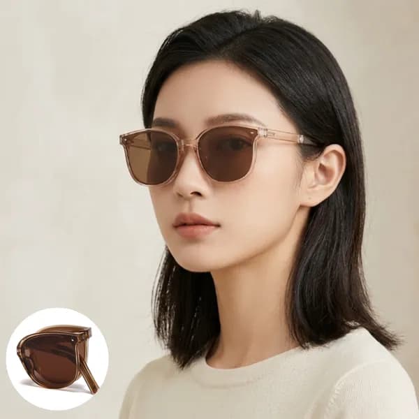 블리앤봄 남녀공용 접이식 선글라스 브라운 1개 12,800원
