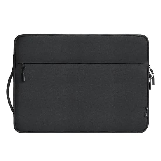 STNINE 뉴 핸들 노트북 파우치, STB113-NEW HANDLE, L, 38-41cm, 15-16인치, 블랙, 1개