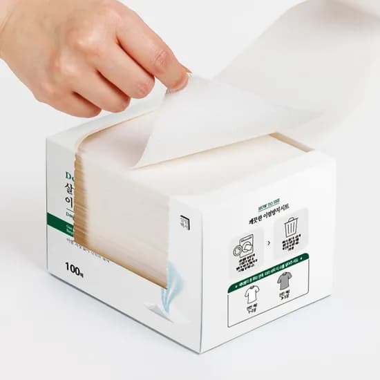 살림백서 이염방지시트, 100매입, 1박스