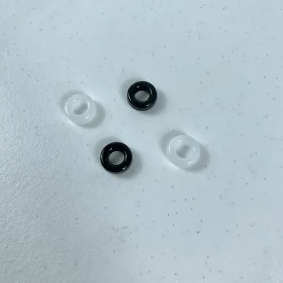 안경 다리 팁 실리콘 귀고무 고무링 흘러내림 방지, 화이트, 10개입