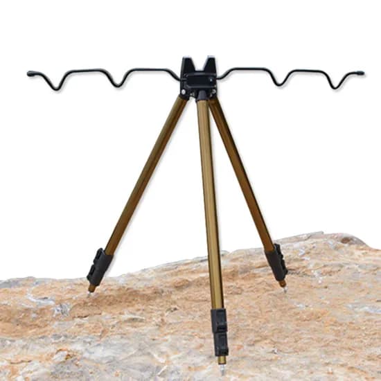 맥스메가다인 고급 원투 낚시 받침대 골드 49x102cm 1개