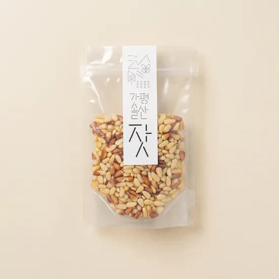 가평솔산 잣 햇잣 80g 1개