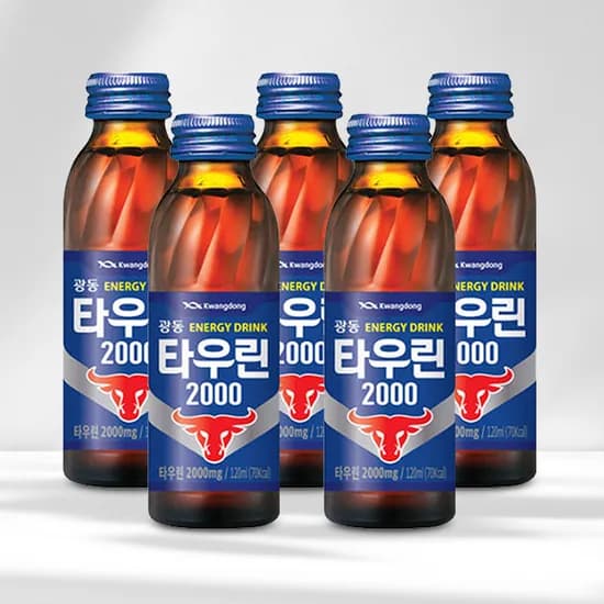 광동 타우린2000, 120ml, 50개