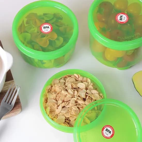 그린앤그린 밀폐용기 12종 세트, 350ml, 700ml, 1100ml, 12개